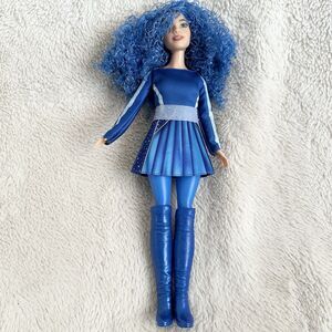 Disney Descendants Chloe Rise Of Red Blue Curly Hair Outfit 11” Doll Toy